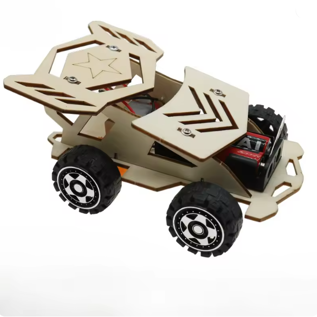 Bravie Minimalist Wooden 3D Vehicle Mechanical Building Kit for Teens and Adults