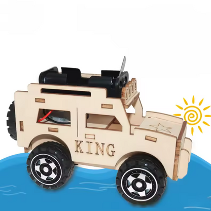 Bravie Minimalist Wooden 3D Vehicle Mechanical Building Kit for Teens and Adults