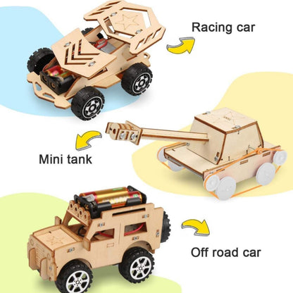 Bravie Minimalist Wooden 3D Vehicle Mechanical Building Kit for Teens and Adults
